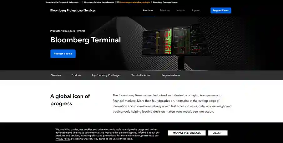 Bloomberg Terminal: پلتفرمی جامع برای تحلیل تکنیکال و بنیادی