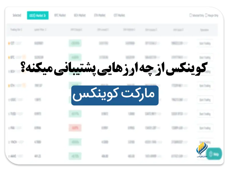 کوینکس از چه ارزهایی پشتیبانی میکند؟