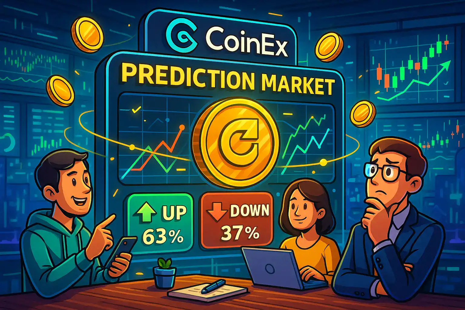 بازار پیش‌بینی کوینکس چیست؟ راهنمای کامل Pre-Token Trading